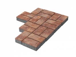  Брусчатка Stellard 200х100х60 мм Санрайз: внешний вид